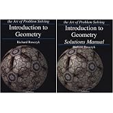 Art of Problem Solving Series Introduction to Geometry 2-Book Bundle Set (Textbook &amp; Solutions Manual)
