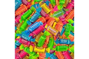 SWEETSOME TootsieRoll Fruit Chews - Bulk Pack of Individually Wrapped Bite-Sized Treats in Five Fruity Flavors: Cherry, Lemon, Vanilla, Orange, and Lime. Perfect for parties, Holidays and Parades - 4 Pound (Pack of 1)