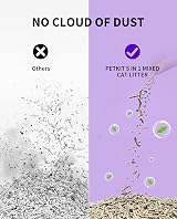PETKIT Premium 5 in 1 Clumping Cat Litter 28L 4 Packs Low Dust view 5