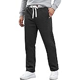 VOGSTART Men's Sherpa-Lined Sweatpants Warm Winter Active Running Pants