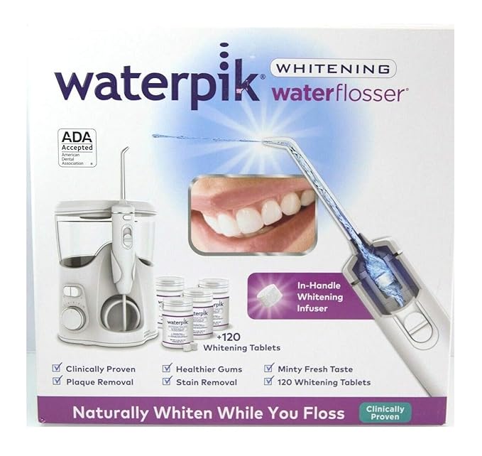 WaterPik WaterFlosser Whitening 2019 Model 120 Tablets