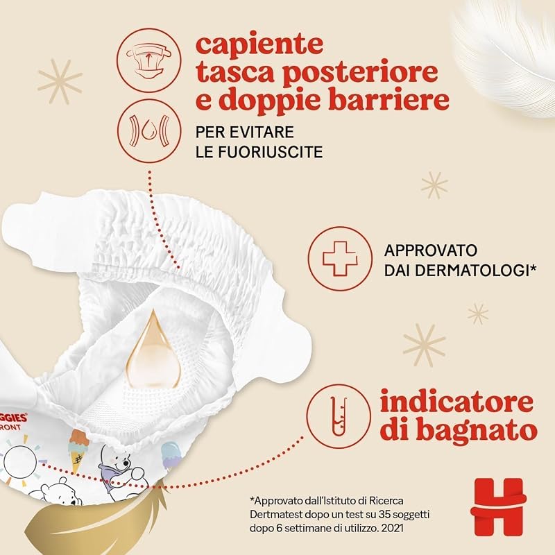 Extra Care Neonato, 104 Pannolini Taglia 2 (3-6Kg), Pacco Scorta