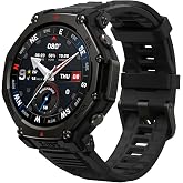 Amazfit T-Rex 3 Pro Smart Watch, 1.5" AMOLED Sapphire Glass, iOS/Android | 48mm, 25-Day Battery, Dual-Band GPS, Flashlight, Water-Resistant, Titanium Bezel, Rugged/Military Style, Offline Maps