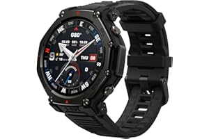 Amazfit T-Rex 3 Pro Outdoor Smart Watch 48mm Sapphire AMOLED Display, Ti Bezel, Dual Band GPS, Offline Maps, 25 Days Battery,