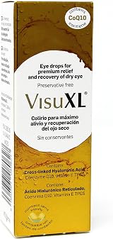 VisuXL Eyedrops 10ml Pack - Hyaluronic Acid & CoQ10 for Dry Eyes view 2