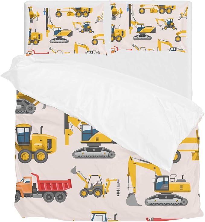 digger cot bed duvet set
