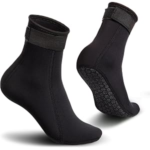 Yakevo - 3mm neoprene socks for outdoor water sports