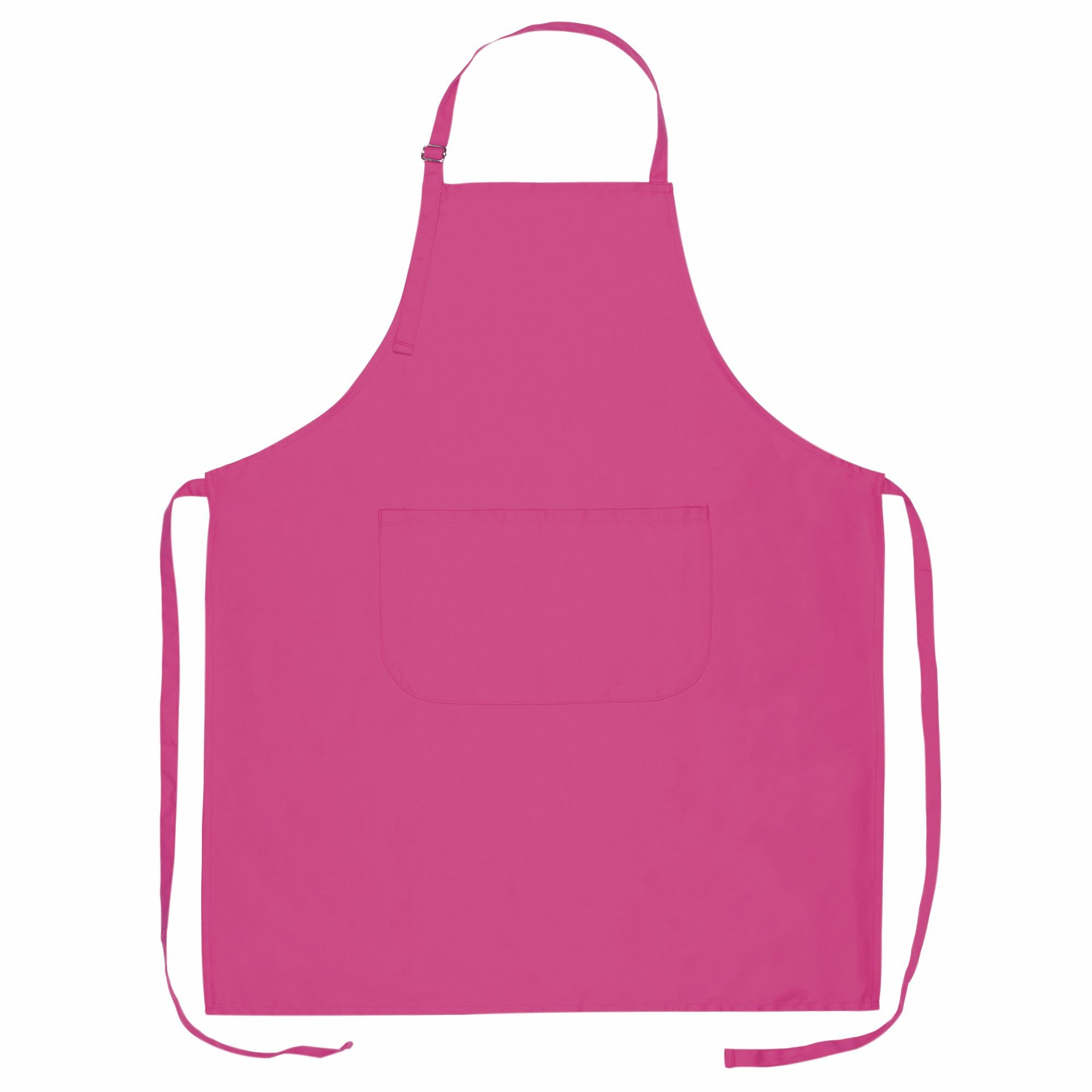 eBuyGB Apron with Front Pocket, Cotton, Pink, Full