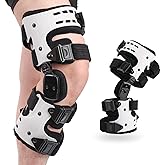 JorWystia OA Unloader Knee Brace, Support for Arthritis Pain, Osteoarthritis and Bone on Bone Knee Joint Pain, OA Knee Brace Adjustable Metal Medial & Lateral Knee Support