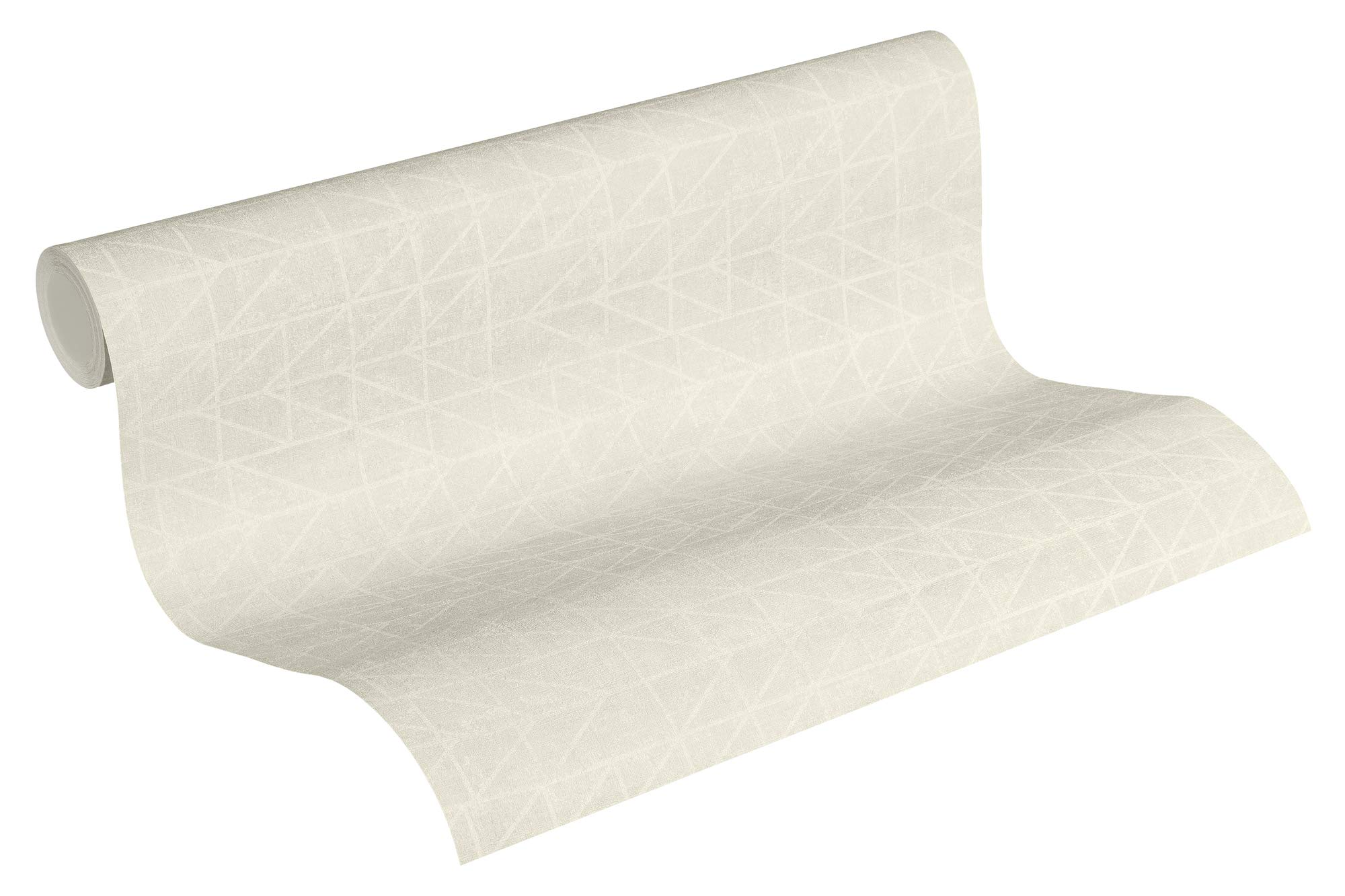 Geometric Wallpaper Ethnic Origin Non-Woven Wallpaper 10.05 m x 0.53 m Beige Made in Germany by A.S. Création 371742 37174-2