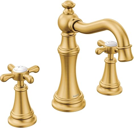 Moen Ts42114bg Weymouth Two Handle Widespread Cross Handle