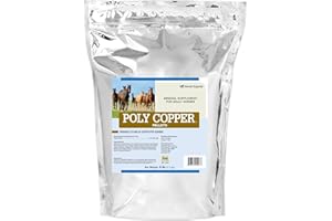SmartEquine Poly Copper Pellets | Equine Horse Coat Supplements for Skin | Vitamins & Minerals Supplements for Horses Bones and Metabolism | 5 lb Bag