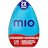 mio Liquid Water Enhancer, Strawberry Watermelon, 3.24 fl oz | Zero Sugar &amp; Zero Calories, Squeeze to Control Flavor Intensity, Water Flavoring for All-Day Hydration, On-the-Go