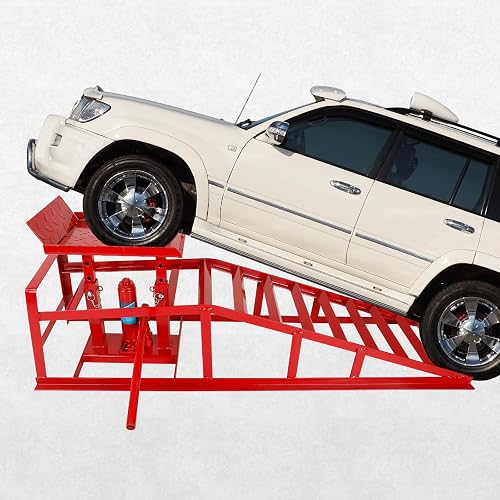 Adjustable Hydraulic Ramps For Cars Rhino Ramps 2 Pack 5 Ton Hydraulic ...