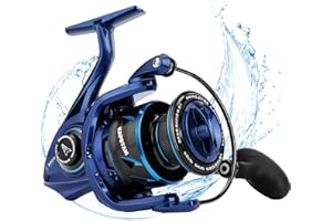 KastKing Kapstan Elite Saltwater Spinning Fishing Reel, Up to 55LBs Max Drag, IPX6 Waterproof & Corrosion-Resistant Bearing System - Ideal Fishing Gifts for Saltwater Fishing