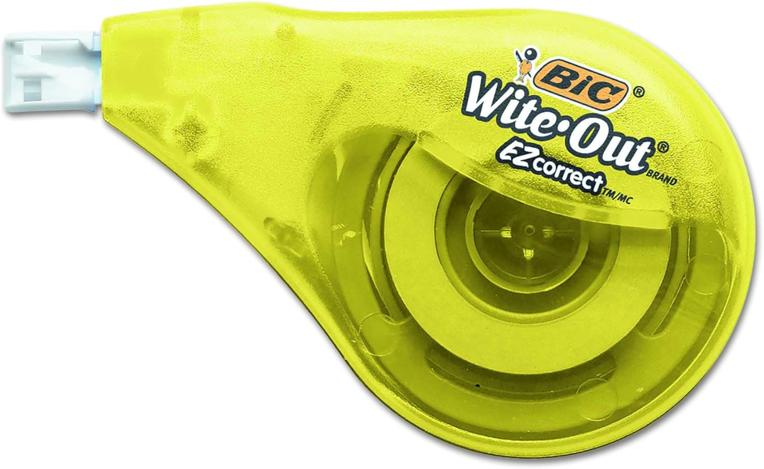 BIC Clean Wite-Out Brand EZ Correct Correction Tape, 4-Count, 5.25 x .75 x 8.125 (WOTAPP418-WHI) : White Out : Office Products