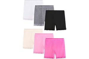 BOOPH Lace Bike Short Girls Dance Undershorts Underwear for Sports or Underdress