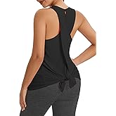 Bestisun Women Racerback Sleeveless Workout Tank Tops Split Back Athletic Yoga Shirts