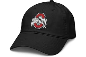ELITE AUTHENTICS Ohio State Buckeyes Icon Red Officially Licensed Adjustable Baseball Hat