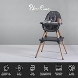 Silver Cross Eat&Play 4-in-1 Highchair Graphite Beech Wood 6m-5y view 5