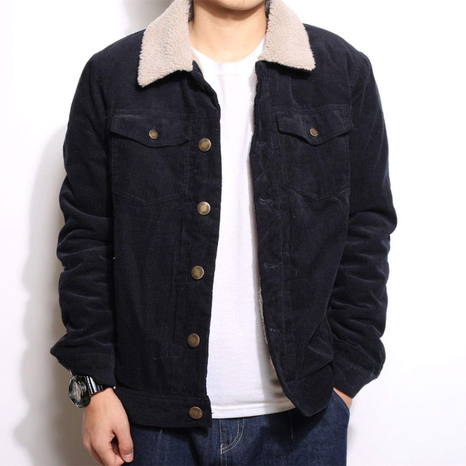 sheep wool jean jacket