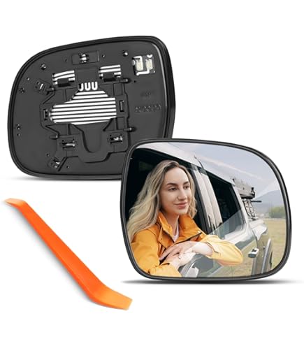 New Flat Driver Side Power Replacement Mirror Glass For 1999-2003 - Foto 4