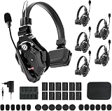 HollyView Solidcom C1 6-User Full Duplex Wireless Intercom Headset 1100ft