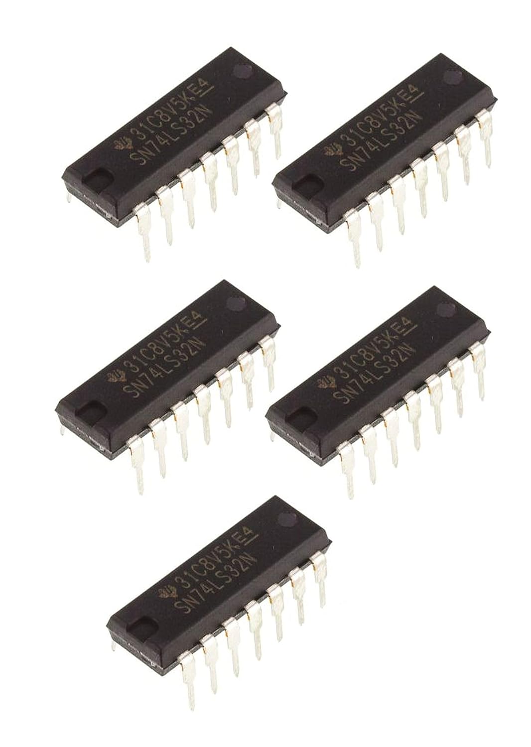 Invento 5pcs Sn74ls32n 7432 Ic Or Gate Logic Gate 74ls32 2 Input 8 Ma 4 75 V To 5 25 V Dip 14 Amazon In Computers Accessories