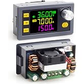 AUGUESLD SK150 DC Buck Boost Power Converter 6-36V to 0-36V, 150W Voltage DC Adjustable Power Supply Module with Display