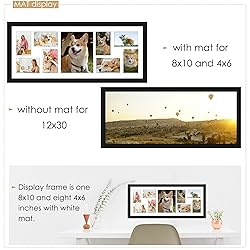 DUENPY 12x30 Collage Picture Frame Displays One
