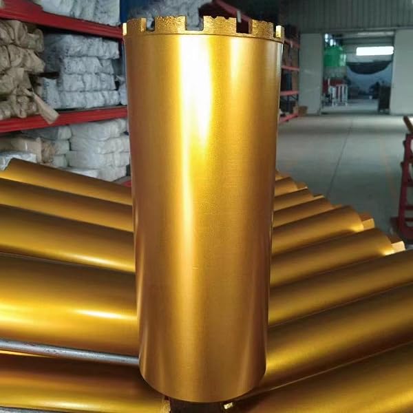 DADUORI 10 INCH WET CORE DRILL BIT, 10″ DIAMETER X 14″ DEPTH, 1-1/4″-7 THREAD DIAMOND CORE BITS FOR CONCRETE WITH REBAR, MASONRY, BRICK BLOCK,CEMENT, STUCCO, STONE (254MM)