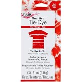 Tulip One-Step Tie-Dye Kit , 3 Fabric Dye Refill Packs, Packs, Red