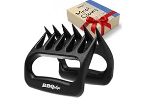 BBQtrips Meat Shredder Claws, Pulled Pork Claws and Meat Shredder Grilling Claws BBQ Tools, Grill Bear Claws for Shredding Meat, Pack of 2, 100% solid material, no hollow sections