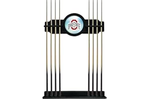 HBS Ohio State Cue Rack in Black Finish by Holland Bar Stool