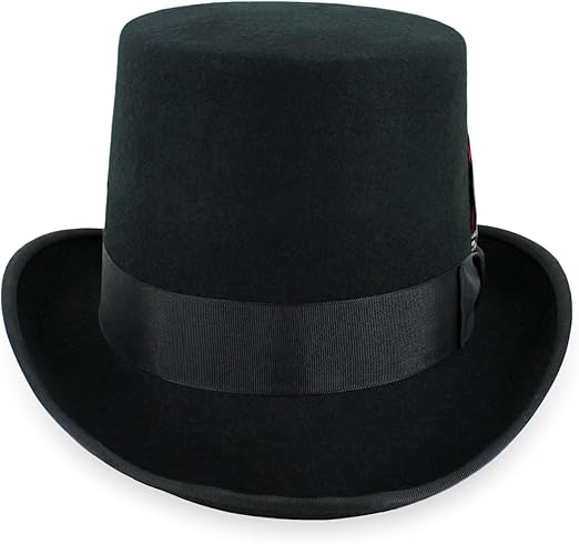 mens black top hat