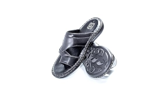 leather chappals for men online