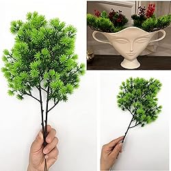 Artificial Pine Branches, Green Leaves Aquarium