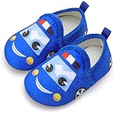 L-RUN Toddler Boys Girls House Slippers Indoor Home Shoes Warm Slipper Socks for Kids Baby Soft Winter Warm Walking Shoes