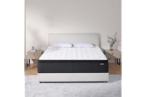 DEHIJU Twin Size Mattress, 10 Inches Hybrid Memory Foam Twin Mattress in a Box, Pressure Relief, Medium, CertiPUR-US