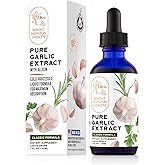 BRIGHT HORIZON HEALTH Pure Garlic Extract with Allicin Classic Cold-Processed Liquid Formula – 1 fl oz Dropper Bottle – Vegan, Non-GMO, No Additives