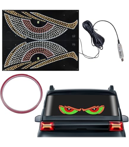 Car Eyes LECART Devil Eyes Light For Cars LED Demon Eye Lights