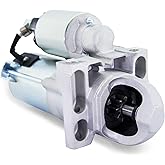 BDELI New Starter Fit for 03-08 Chevy Silverado Tahoe Suburban 1500 4.8 5.3 | 07-08 Avalanche, 03-06 Avalanche 1500,03-05 Cadillac Escalade,03-08 GMC Sierra V8 6494N 89018123 8000045 1.1KW 12V CW 9 Teeth