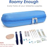 YOUSHARES Insulin Cooler Travel Case Monjaro with 2 Ice Packs Blue view 5