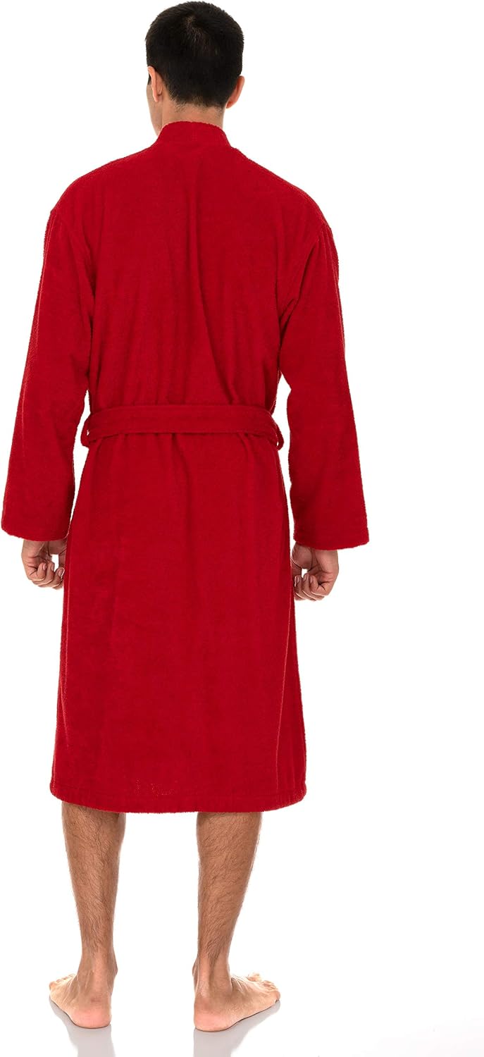 TowelSelections Men’s Robe, Turkish Cotton Terry Kimono Bathrobe at  Men’s Clothing store