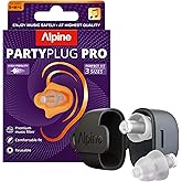 Alpine PartyPlug Concert Ear Plugs - Noise Reduction Ear Plugs for Party, Concert, Festival and Music - Reusable Earplugs (Pr