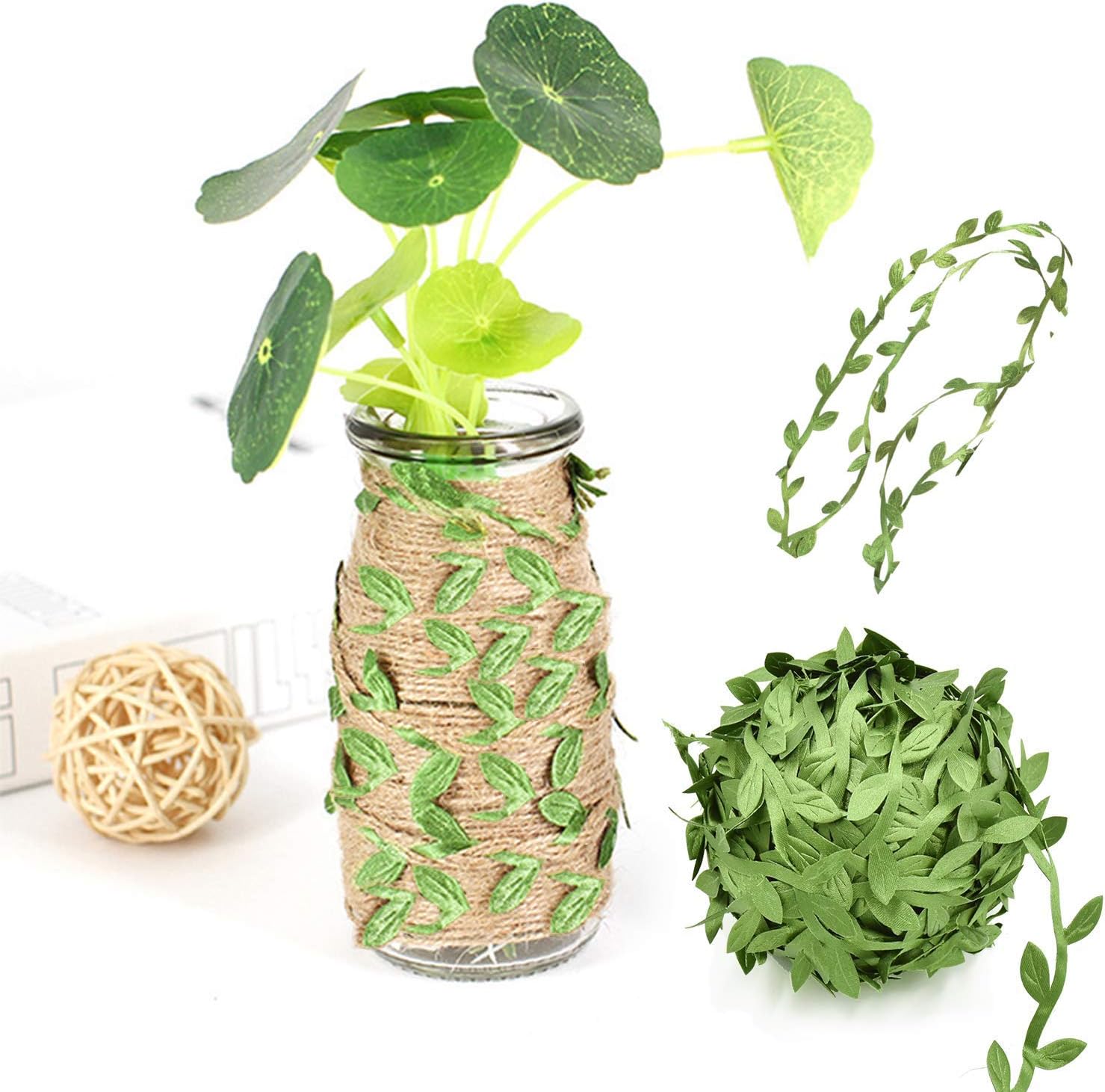 Artificial Plants Home & Kitchen Artificial Vines,2 Rolls ...