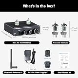 Fosi Audio BOX X3 Tube Phono Preamp MM Turntable Bluetooth 5.0 Mini Preamp view 8