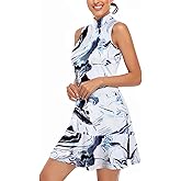 Cucuchy Womens Golf Tennis Dress Sleeveless Athletic Sports Workout Dresses