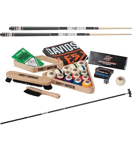 Amazon.com : Harley-Davidson Bar & Shield Flames Billiard Ball Set