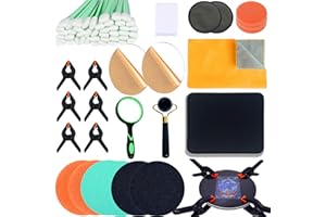 Luxiys 174 Pcs Trading Card Cleaning Care Tool Accessory Kit, Sports Card Care Flattening Cleaning Kit